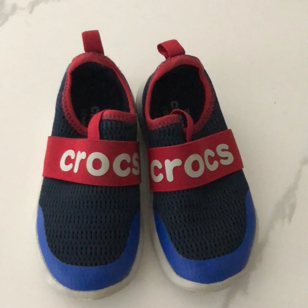 Crocs Kids Swiftwater Easy-On Logo Shoe Water Shoes Boys 10 unisex